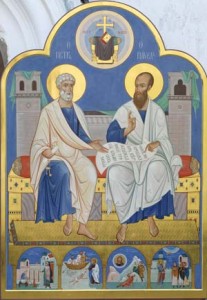 Икона Св. Апостолы Петр и Павел